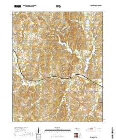 Wewoka West 2018 topographic map thumbnail