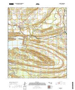 Wister 2018 topographic map thumbnail