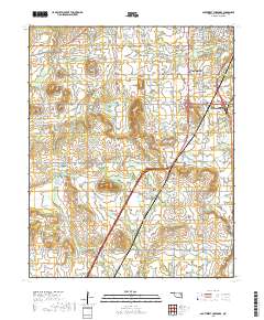 Southwest Muskogee 2018 topographic map thumbnail
