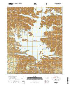 Stephens Gap 2018 topographic map preview
