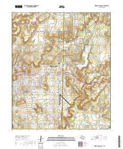 Mineral Wells East 2019 topographic map thumbnail