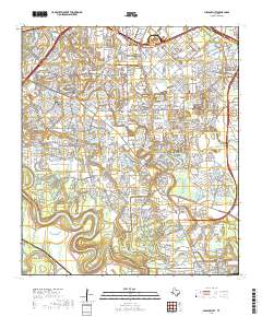 Missouri City 2019 topographic map thumbnail
