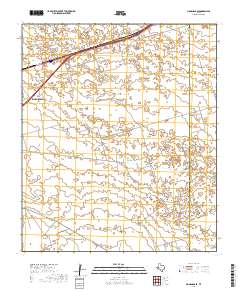 Monahans SE 2019 topographic map thumbnail