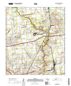 Mont Belvieu 2019 topographic map thumbnail