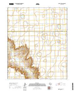 Mount Blanco 2019 topographic map thumbnail