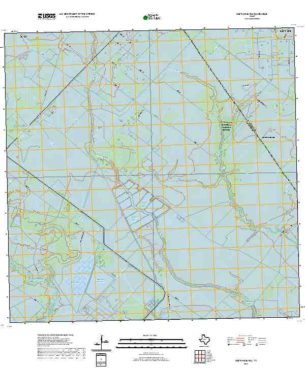Mustang Bayou 2019 topographic map thumbnail