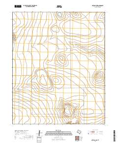 Mustang Lake 2019 topographic map thumbnail