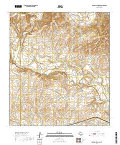 Mustang Waterhole 2019 topographic map thumbnail