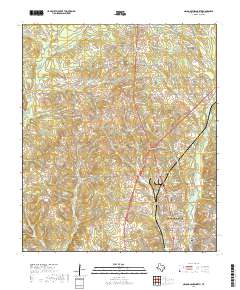 Nacogdoches North 2019 topographic map thumbnail