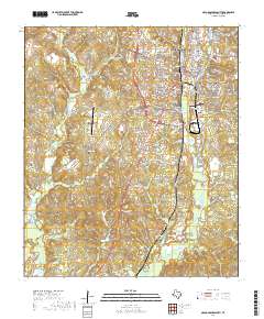 Nacogdoches South 2019 topographic map thumbnail