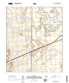 Natural Dam Lake 2019 topographic map thumbnail