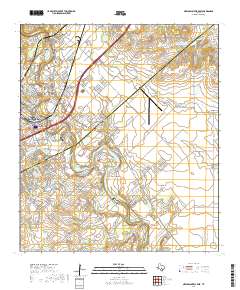 New Braunfels East 2019 topographic map thumbnail