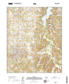 Nocona 2019 topographic map thumbnail