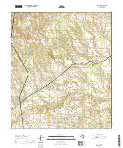 Normangee 2019 topographic map thumbnail