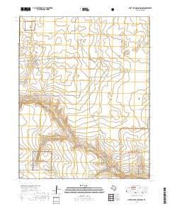 North of Red Cow Draw 2019 topographic map thumbnail