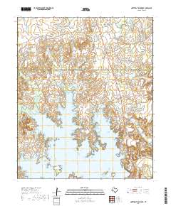 Northeast Lake Kemp 2019 topographic map thumbnail