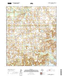 Northwest Lake Kemp 2019 topographic map thumbnail