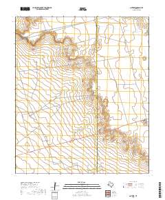 Notrees 2019 topographic map thumbnail