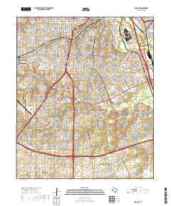 Oak Cliff 2019 topographic map thumbnail