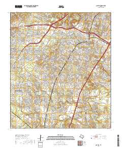 Oak Hill 2019 topographic map thumbnail