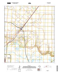 Odem 2019 topographic map preview
