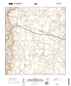 Oilton 2019 topographic map thumbnail