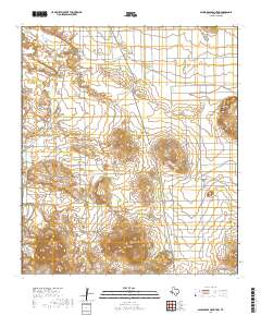 Packsaddle Mountain 2019 topographic map thumbnail