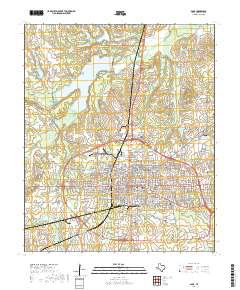 Paris 2019 topographic map thumbnail