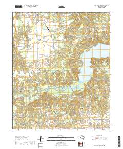 Pat Mayse Lake West 2019 topographic map thumbnail