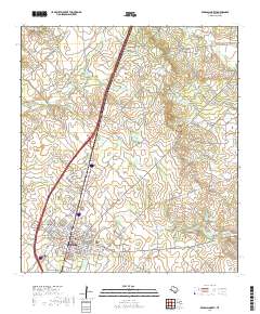 Pearsall North 2019 topographic map thumbnail