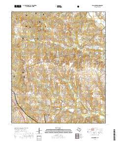 Pecan Creek 2019 topographic map thumbnail