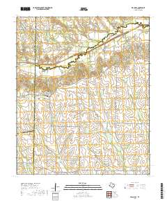 Pecan Gap 2019 topographic map thumbnail