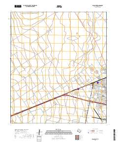 Pecos West 2019 topographic map thumbnail