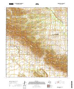 Persimmon Gap 2019 topographic map thumbnail