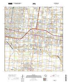 Pharr 2019 topographic map preview