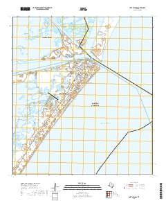 Port Aransas 2019 topographic map thumbnail