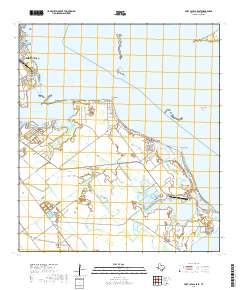 Port Lavaca East 2019 topographic map thumbnail