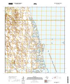 Port Mansfield 2019 topographic map thumbnail