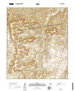 Priddy 2019 topographic map preview