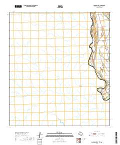 Quemado West 2019 topographic map thumbnail