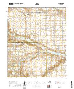 Quitaque 2019 topographic map thumbnail
