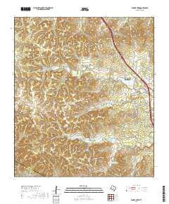 Ranger Creek 2019 topographic map thumbnail