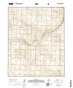 Red Cow Draw 2019 topographic map thumbnail
