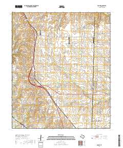 Rhome 2019 topographic map thumbnail