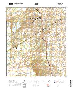 Riesel 2019 topographic map thumbnail