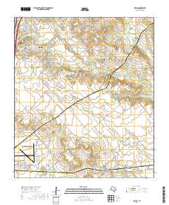 Uhland 2019 topographic map thumbnail
