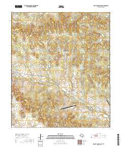 Walnut Springs East 2019 topographic map thumbnail