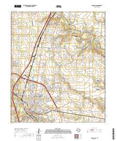 Waxahachie 2019 topographic map thumbnail