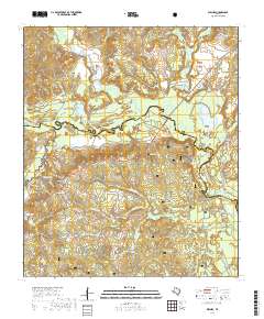 Weches 2019 topographic map thumbnail