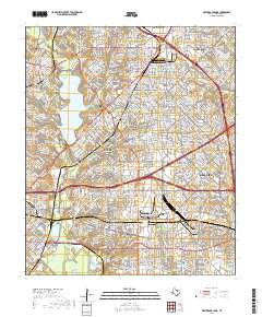 White Rock Lake 2019 topographic map thumbnail